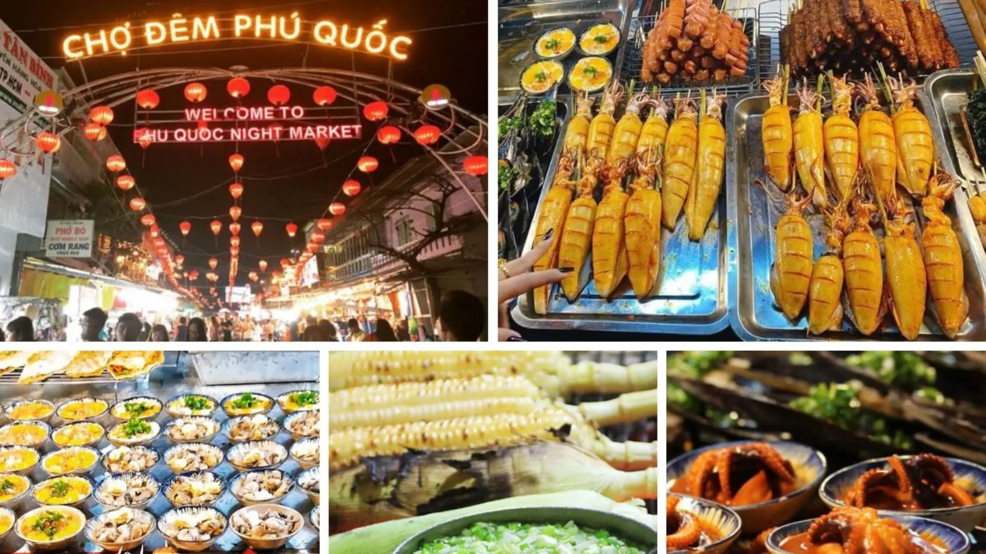 Chợ đêm với vé máy bay Cần Thơ Phú Quốc 