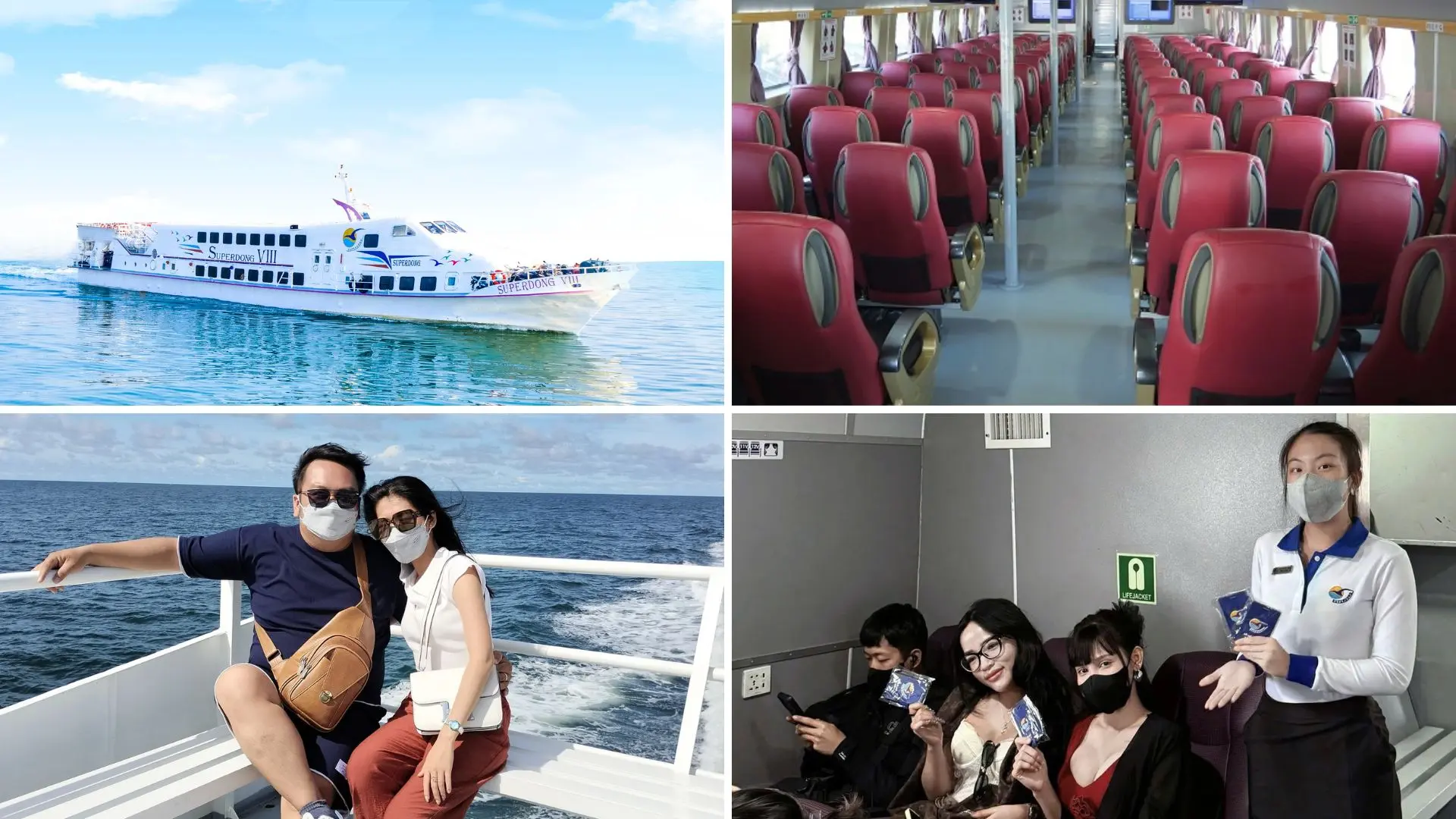 Tàu cao tốc Superdong vận chuyển khách đi đảo Hòn Sơn