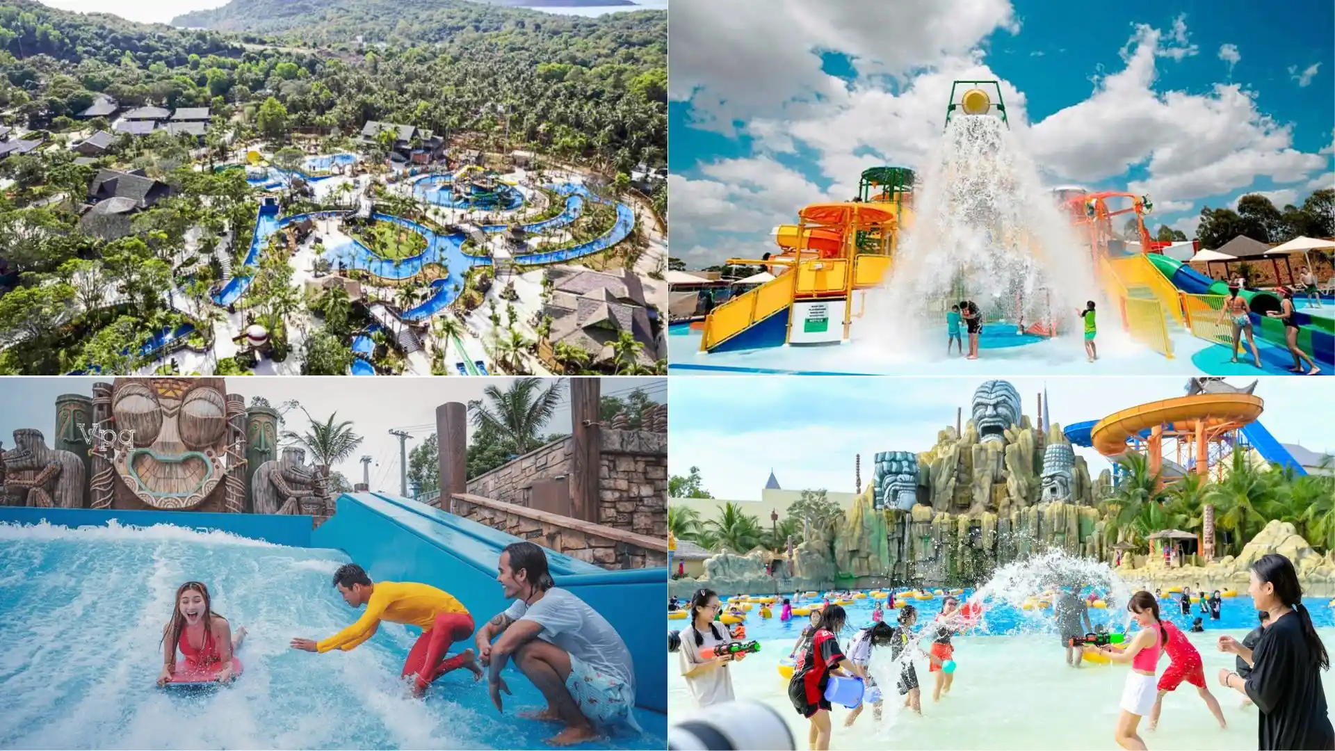 Khu vui chơi nước hiện đại tại Sun World Hòn Thơm Phú Quốc