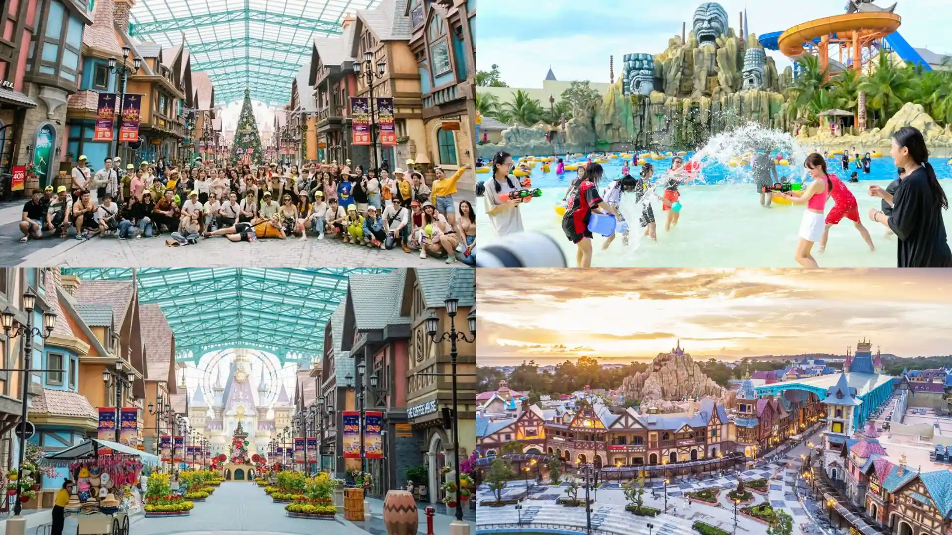 Khu vui chơi giải trí VinWonders Phú Quốc với lâu đài cổ tích và công viên nước