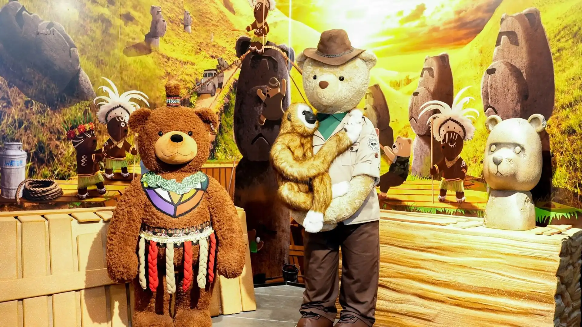 Các mô hình gấu đáng yêu bên trong Teddy Bear Museum Phú Quốc