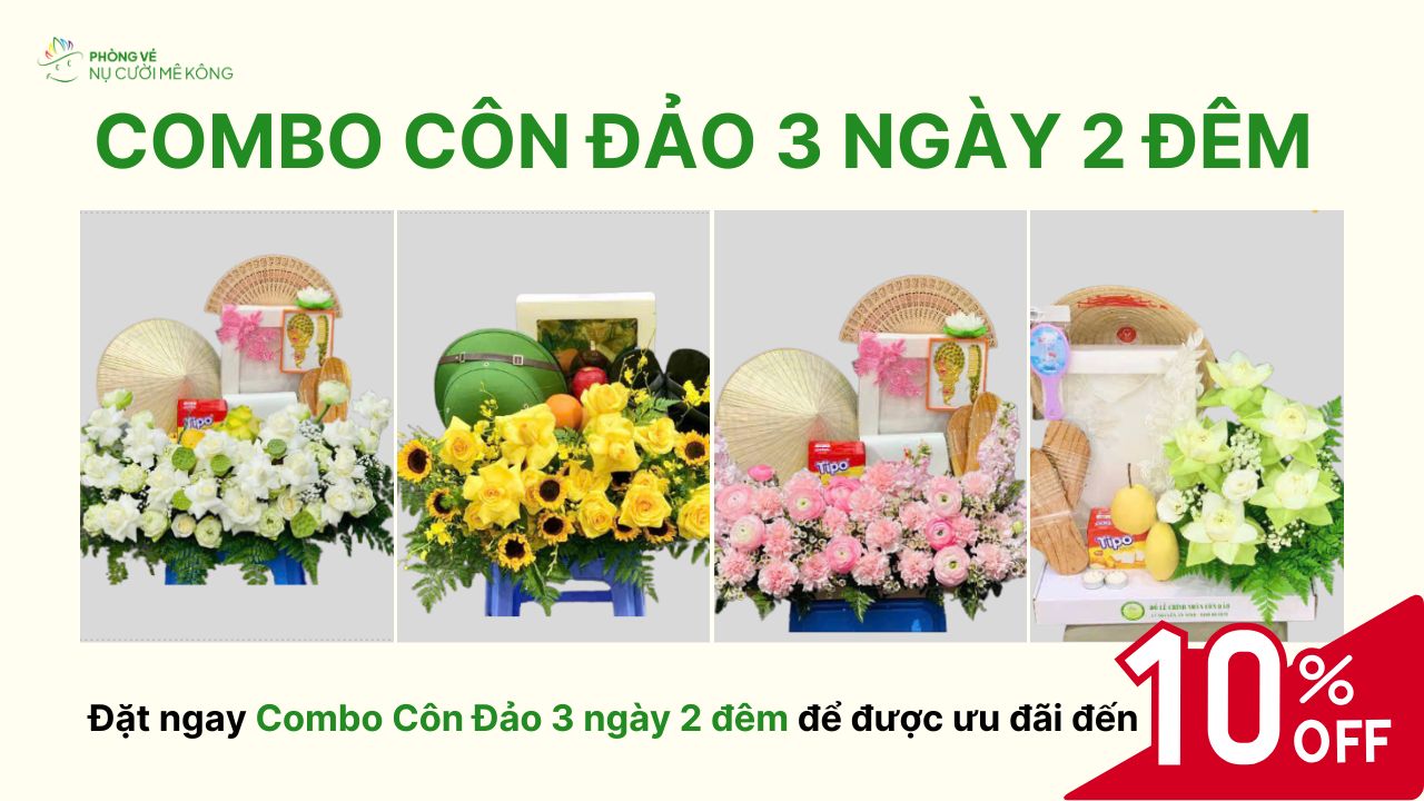 Ưu đãi 10% đồ lễ viếng khi mua Combo Côn Đảo 3 ngày 2 đêm