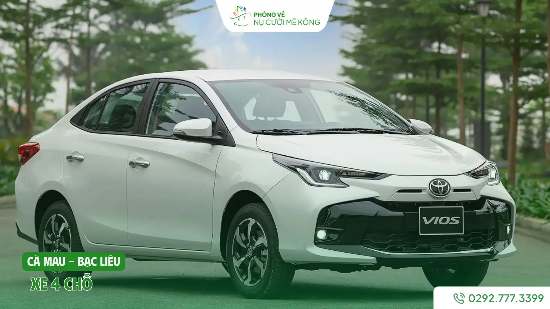Thuê xe 4 chỗ Cà Mau đi Bạc Liêu tại Vere