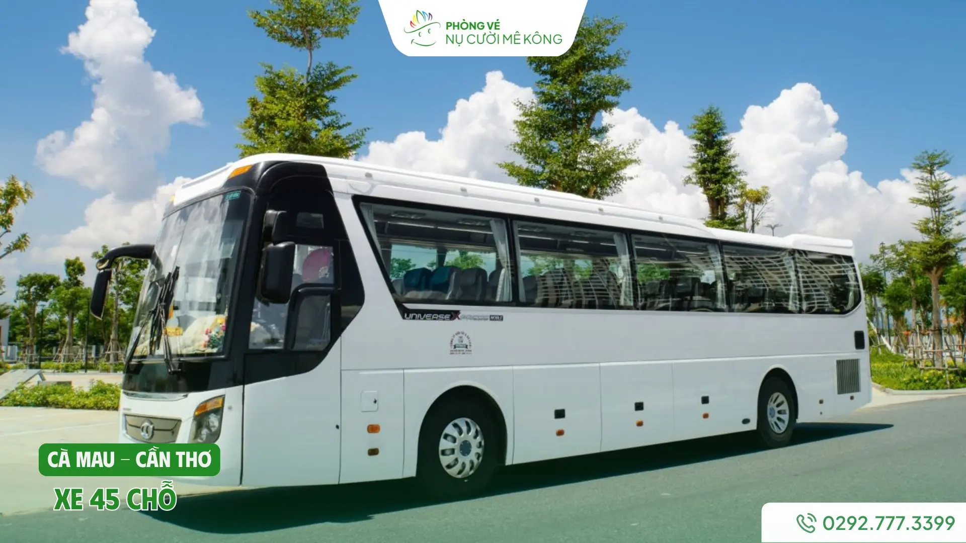 Thuê xe 45 chỗ Cà Mau đi Cần Thơ tại vere