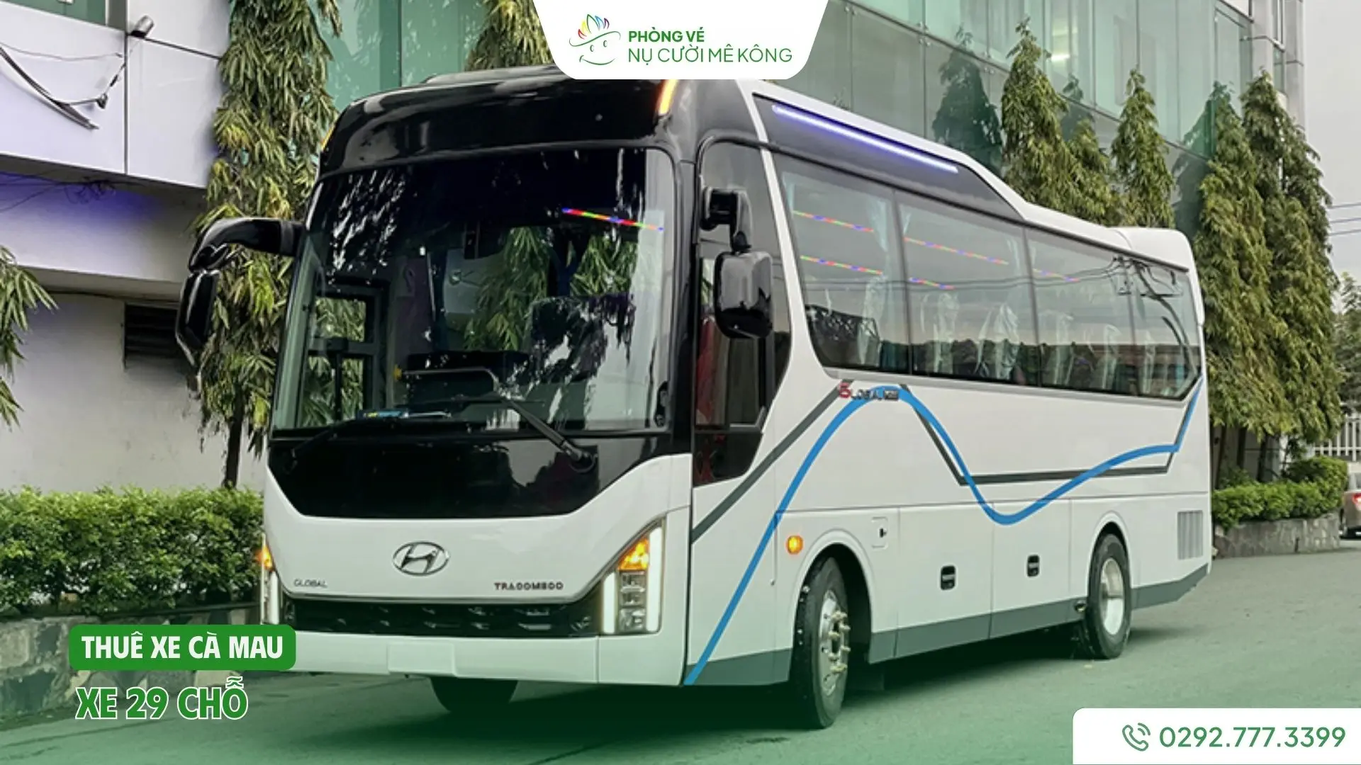 Thuê xe 29 chỗ nội ô Cà Mau tại Vere