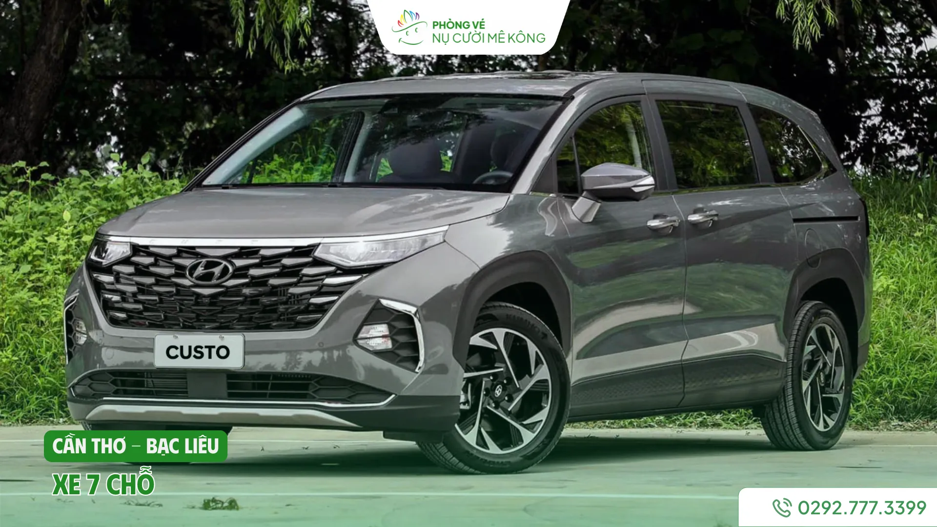 Xe 7 chỗ từ Cần Thơ đi Bạc Liêu của Vere