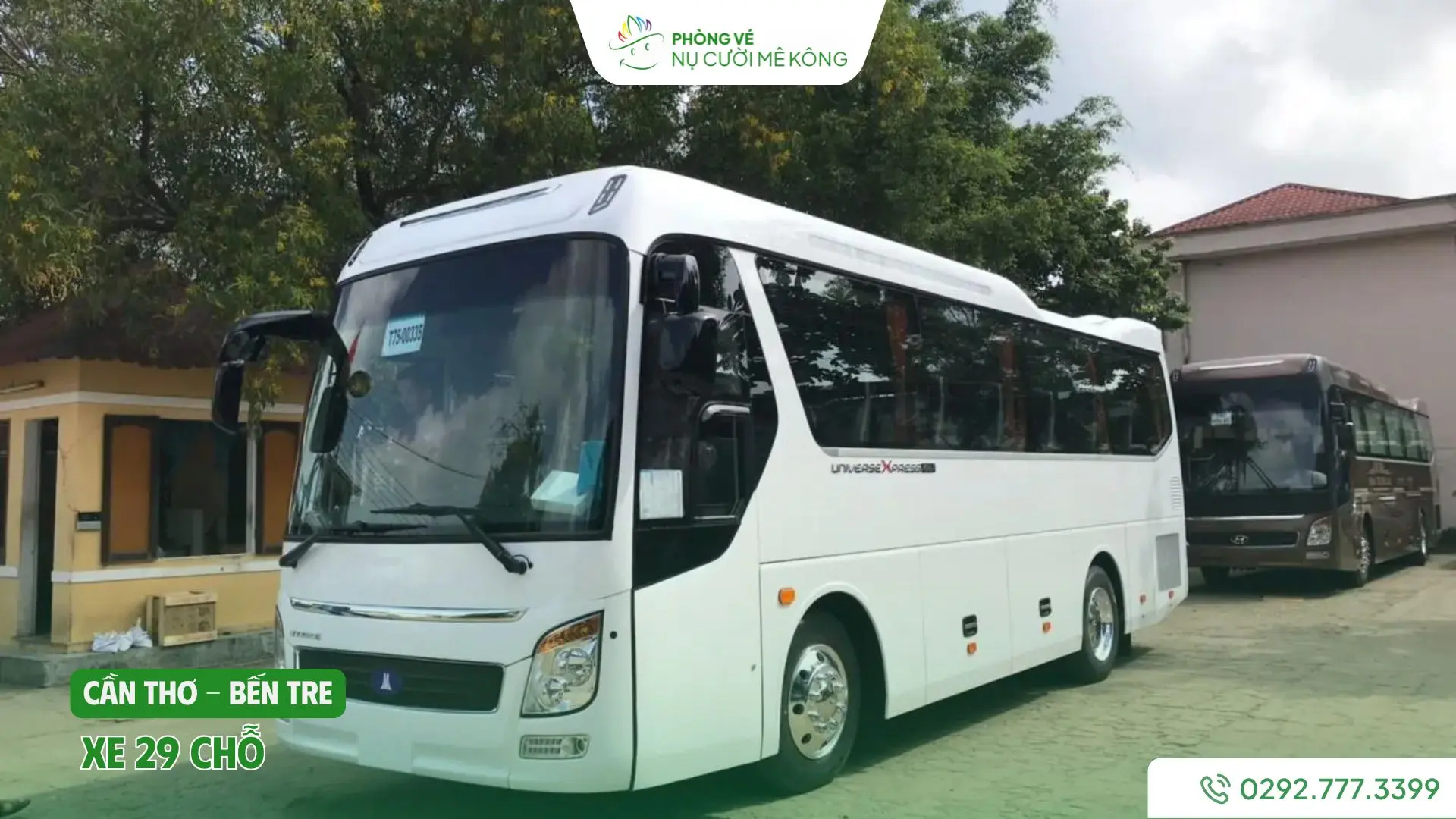 Vere thuê xe Cần Thơ Bến Tre 29 chỗ chất lượng cao