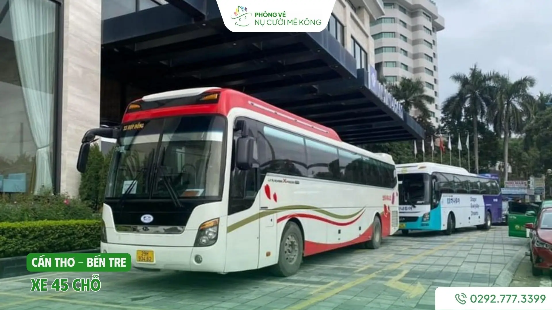 Vere thuê xe Cần Thơ Bến Tre 45 chỗ uy tín