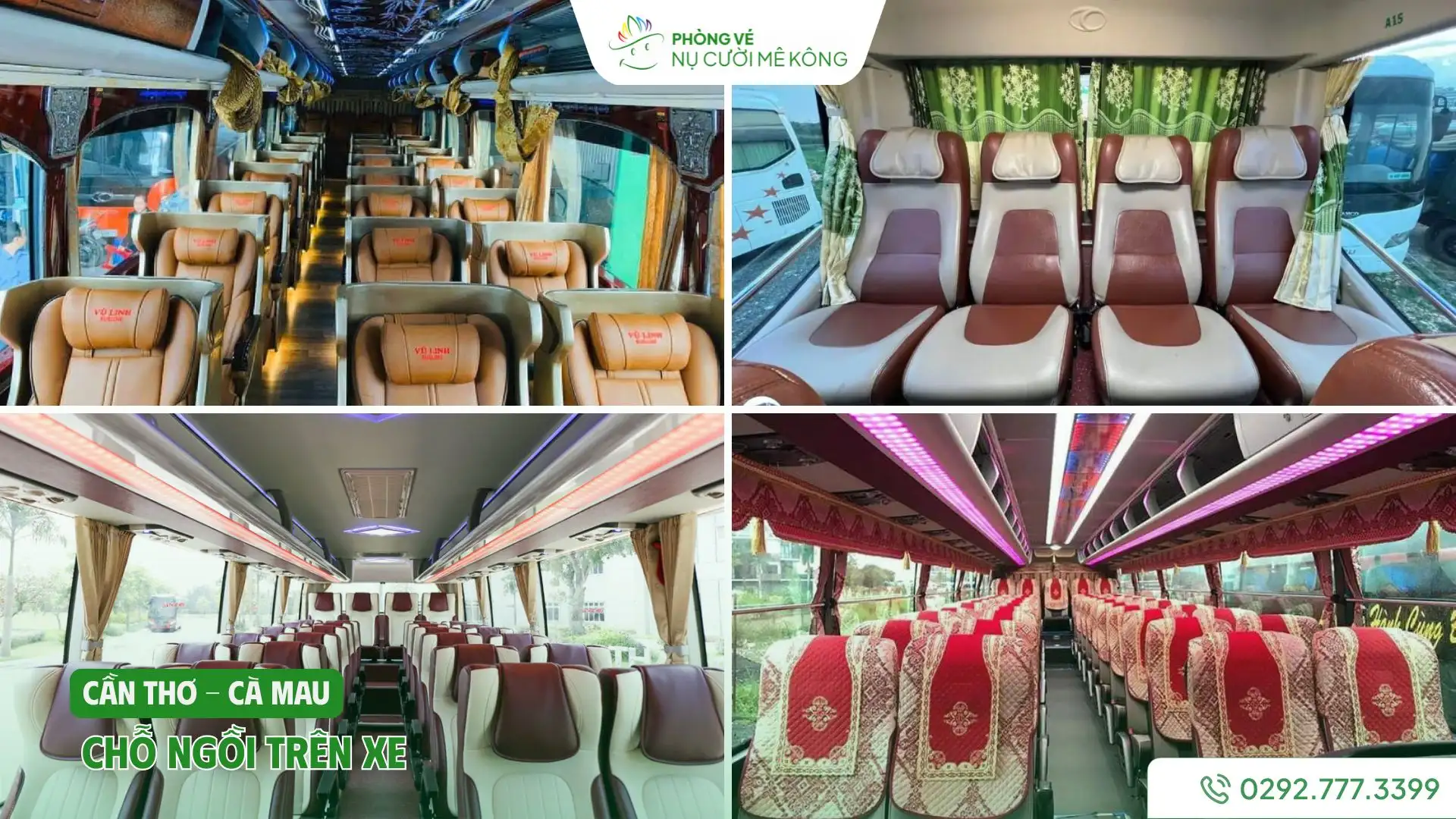 Nội thất xe của Vere thuê Cần Thơ đi Cà Mau