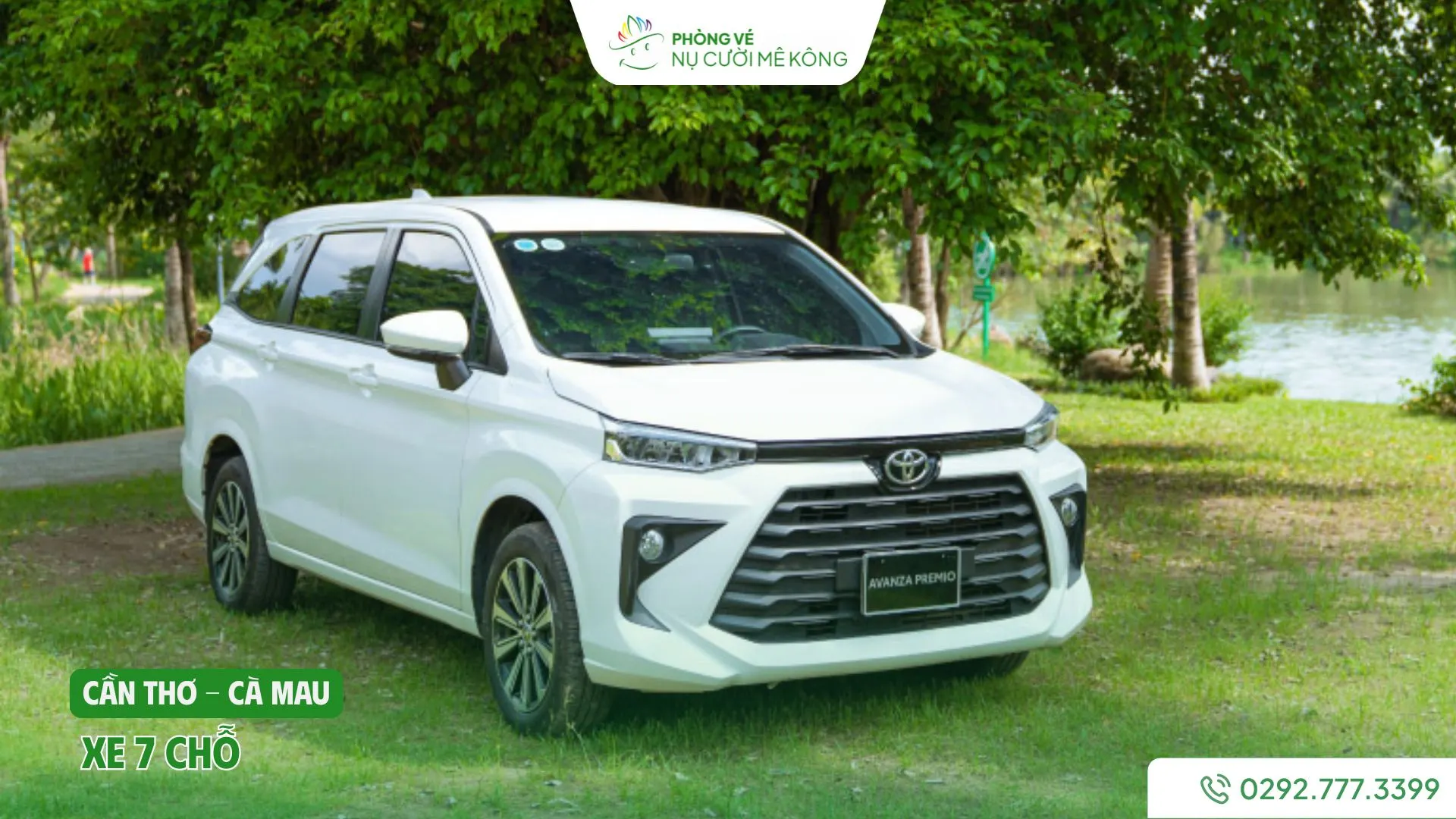 Xe 7 chỗ từ Cần Thơ đi Cà Mau của Vere