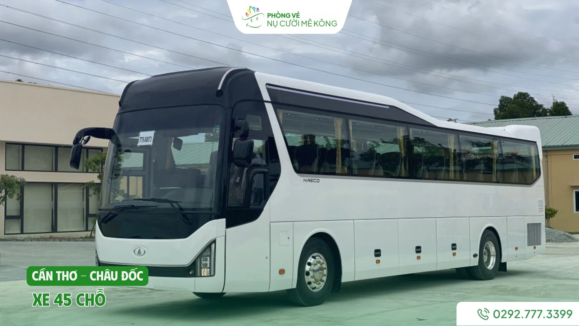 Xe 45 chỗ từ Cần Thơ đi Châu Đốc của Vere