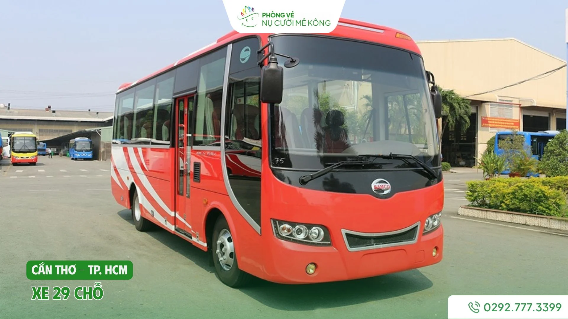 Xe 29 chỗ từ Cần Thơ đi TP. HCM của Vere
