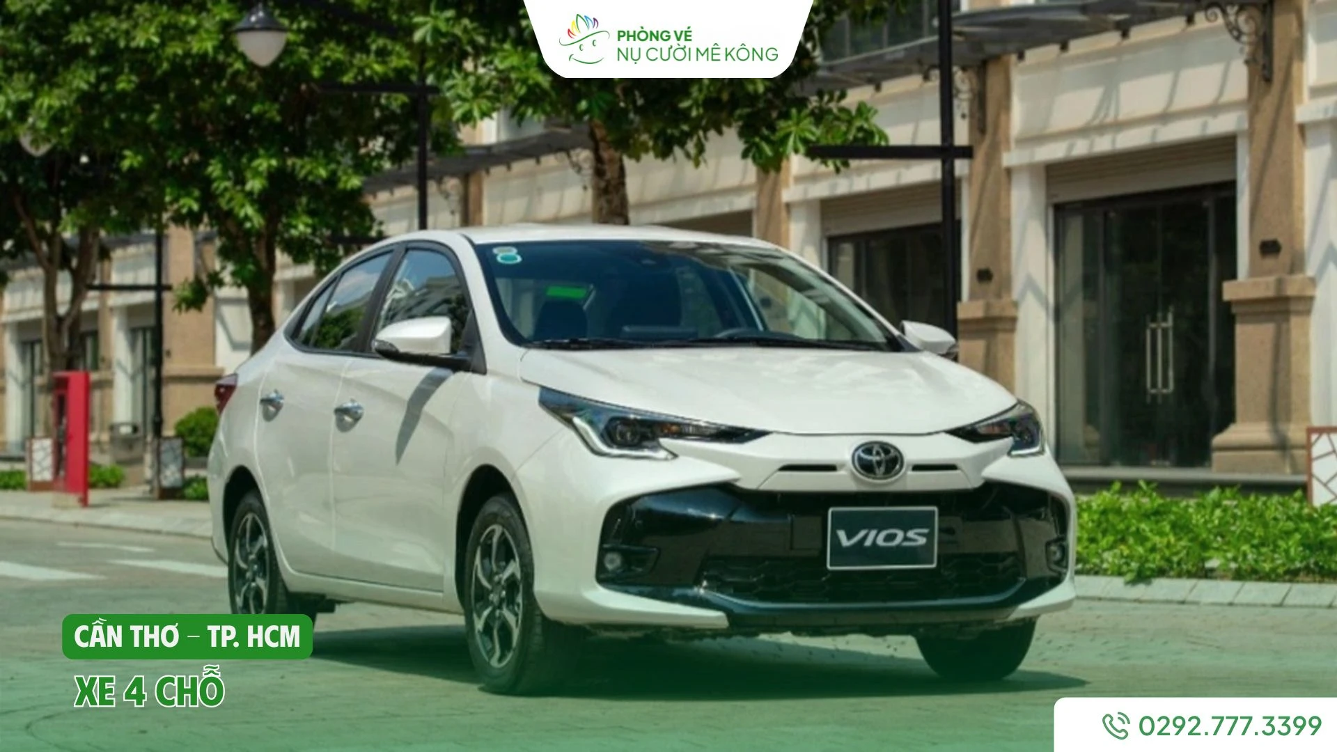 Xe 4 chỗ từ Cần Thơ đi TP. HCM của Vere