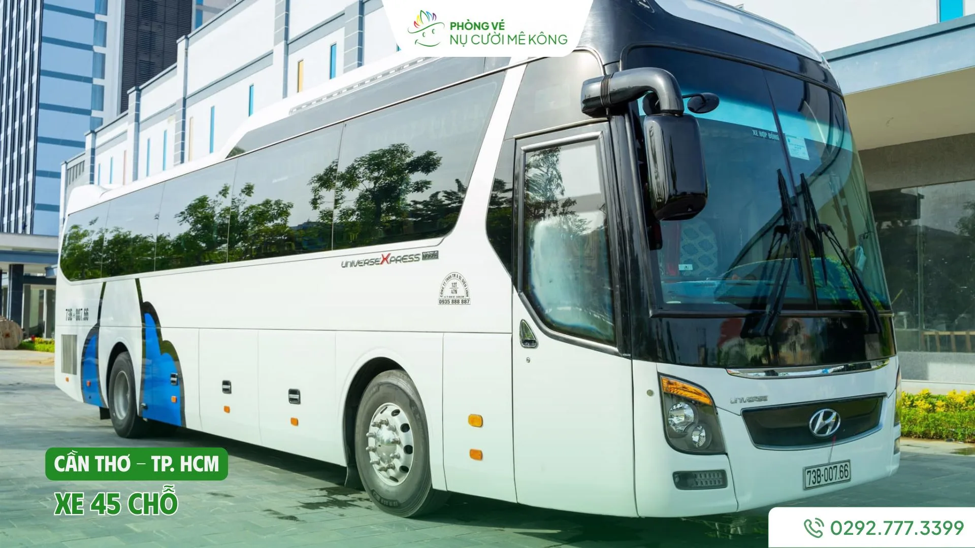 Xe 45 chỗ từ Cần Thơ đi TP. HCM của Vere