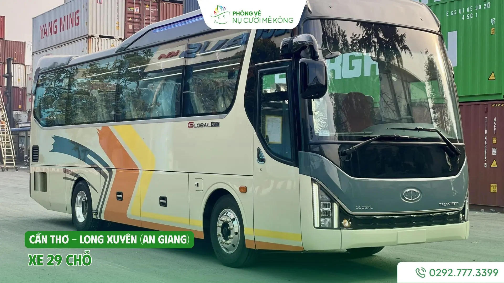 Xe 29 chỗ từ Cần Thơ đi Long Xuyên của Vere