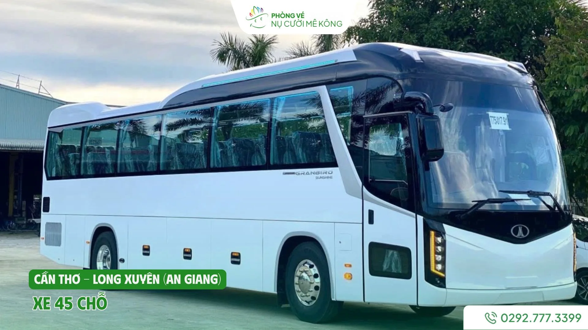 Xe 45 chỗ từ Cần Thơ đi Long Xuyên của Vere