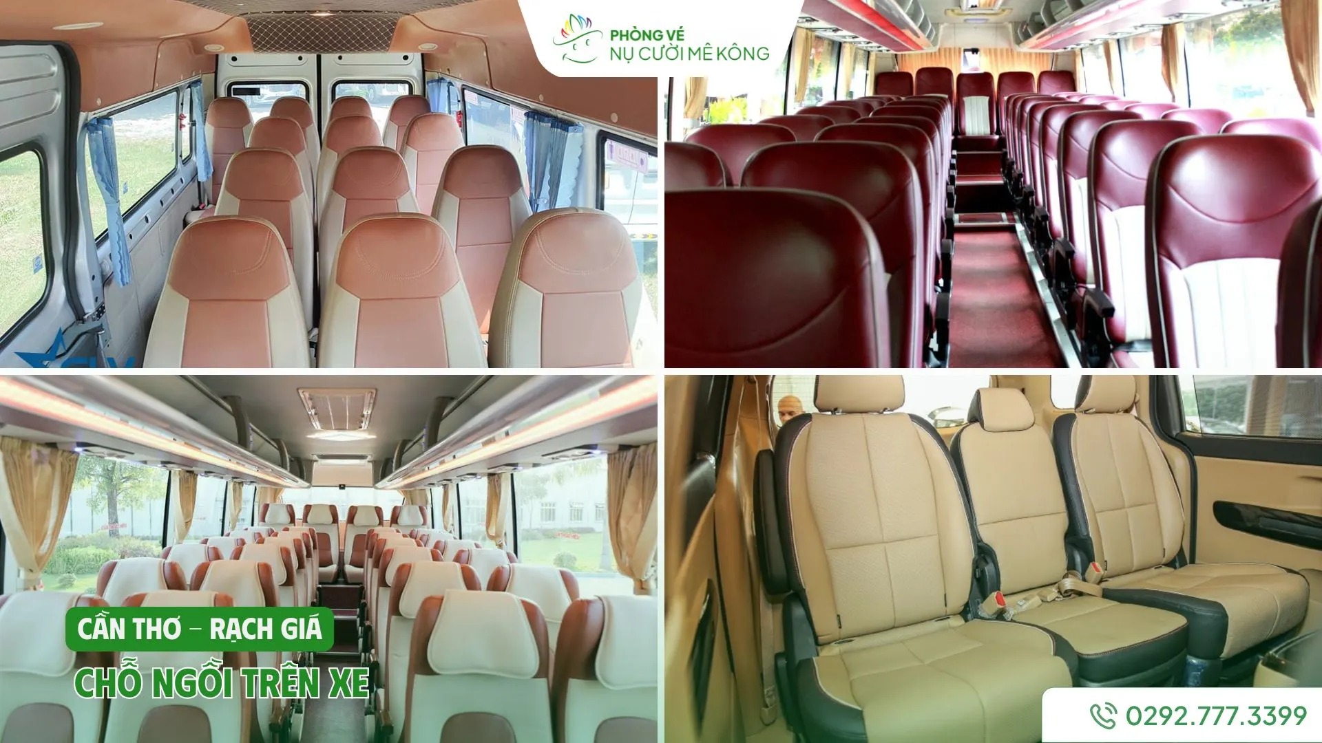 Nội thất xe thoải mái, sạch sẽ