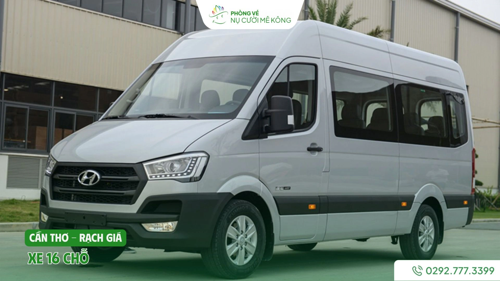 Dịch vụ thuê xe 16 chỗ từ Cần Thơ đi Rạch Giá của Vere