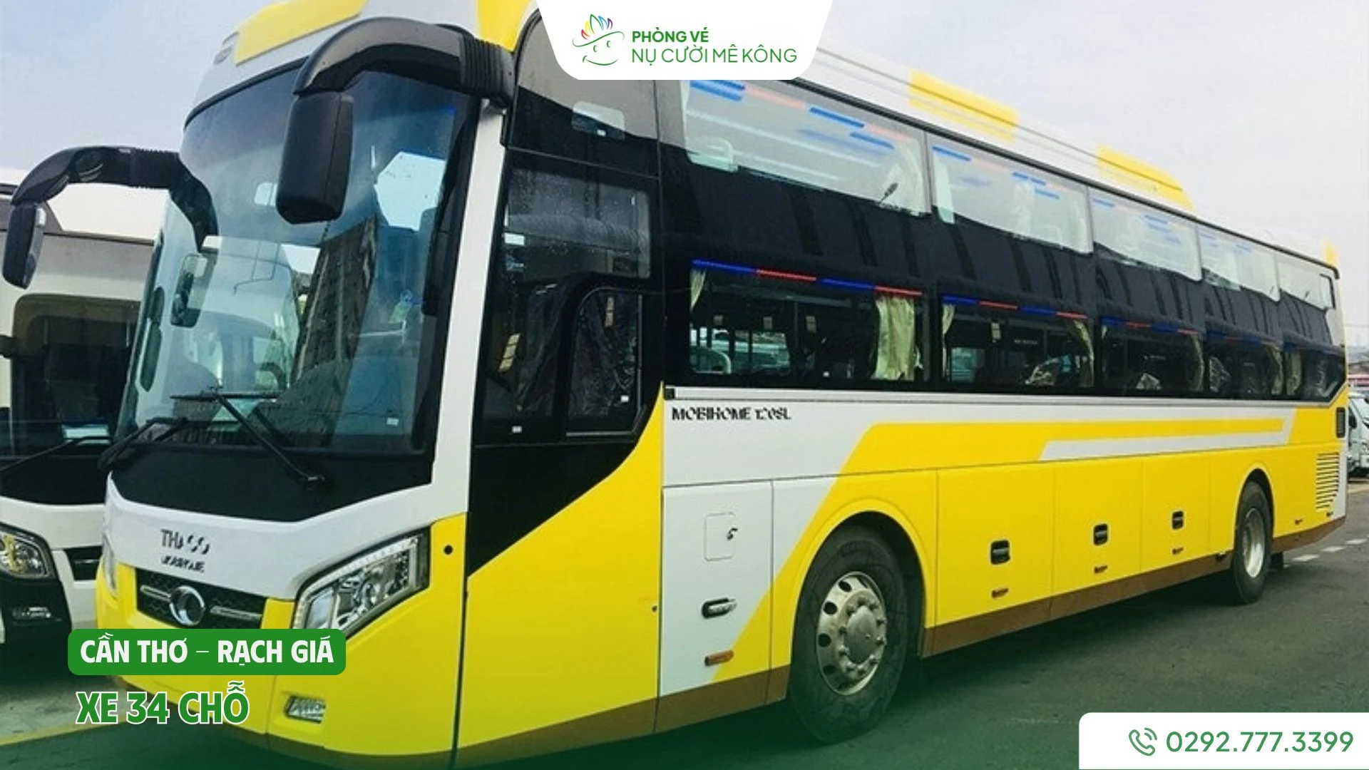 Dịch vụ thuê xe 34 chỗ từ Cần Thơ đi Rạch Giá của Vere