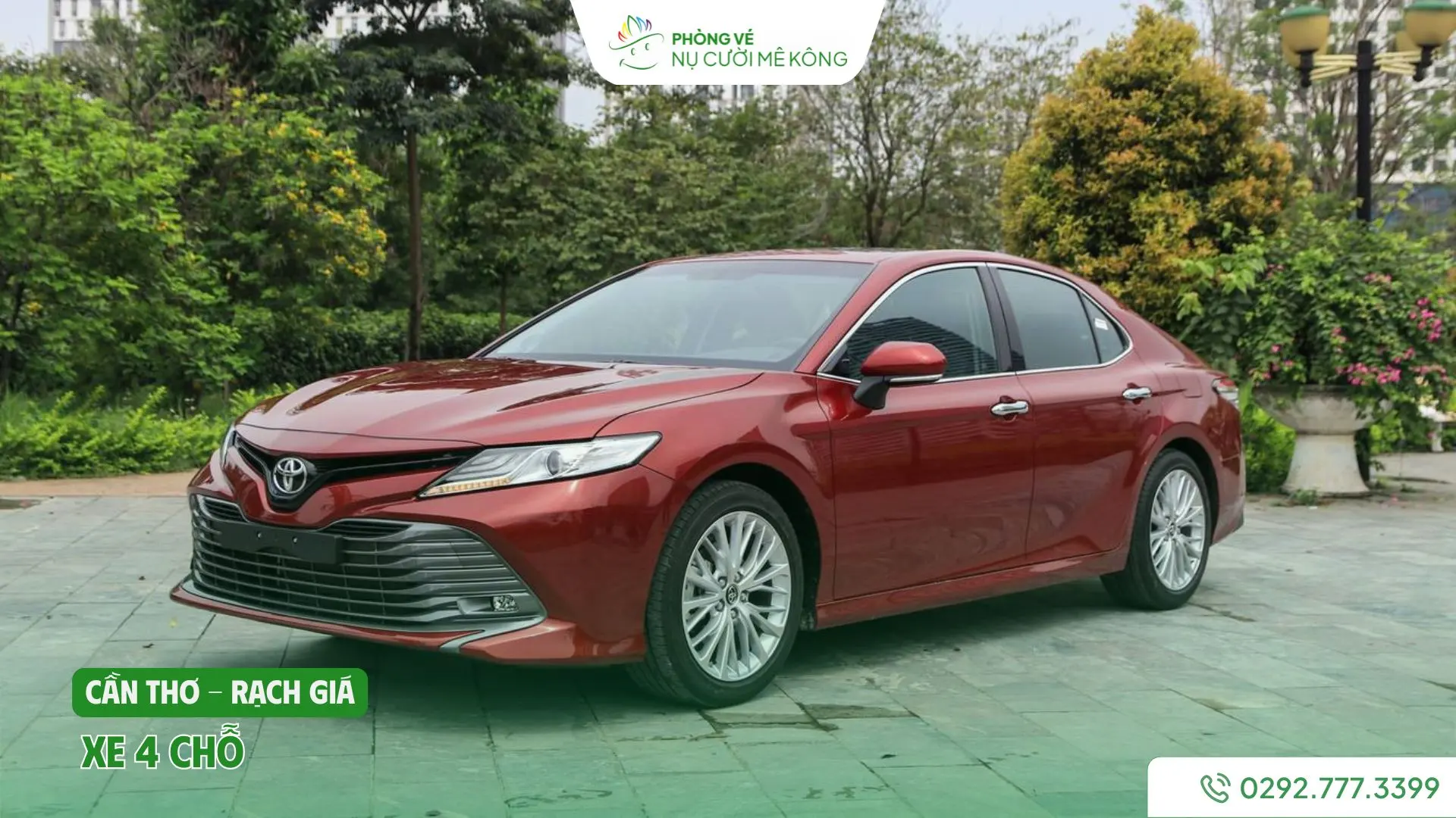 Dịch vụ thuê xe 4 chỗ từ Cần Thơ đi Rạch Giá của Vere