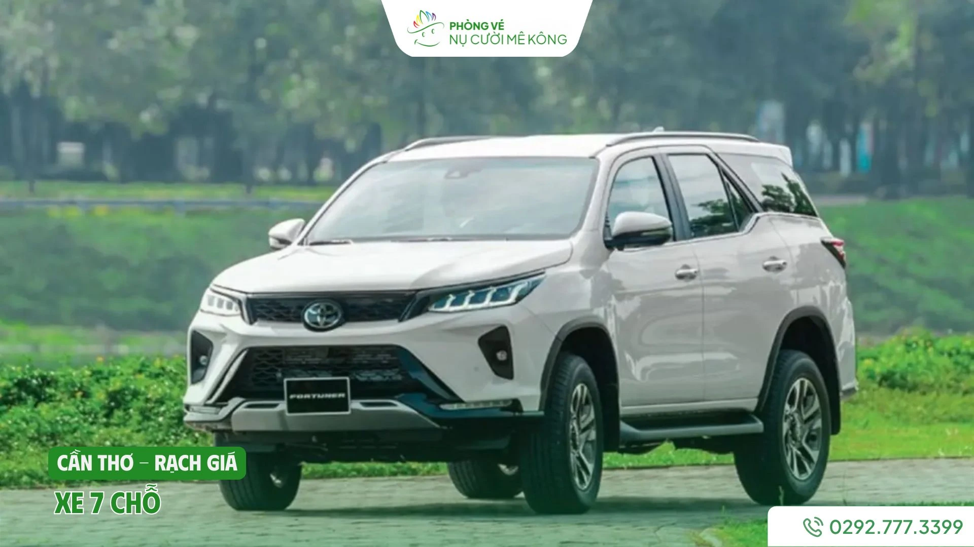 Dịch vụ thuê xe 7 chỗ từ Cần Thơ đi Rạch Giá của Vere