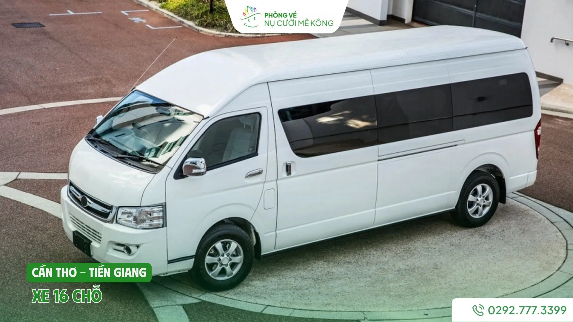 Xe 16 chỗ từ Cần Thơ đi Tiền Giang của Vere