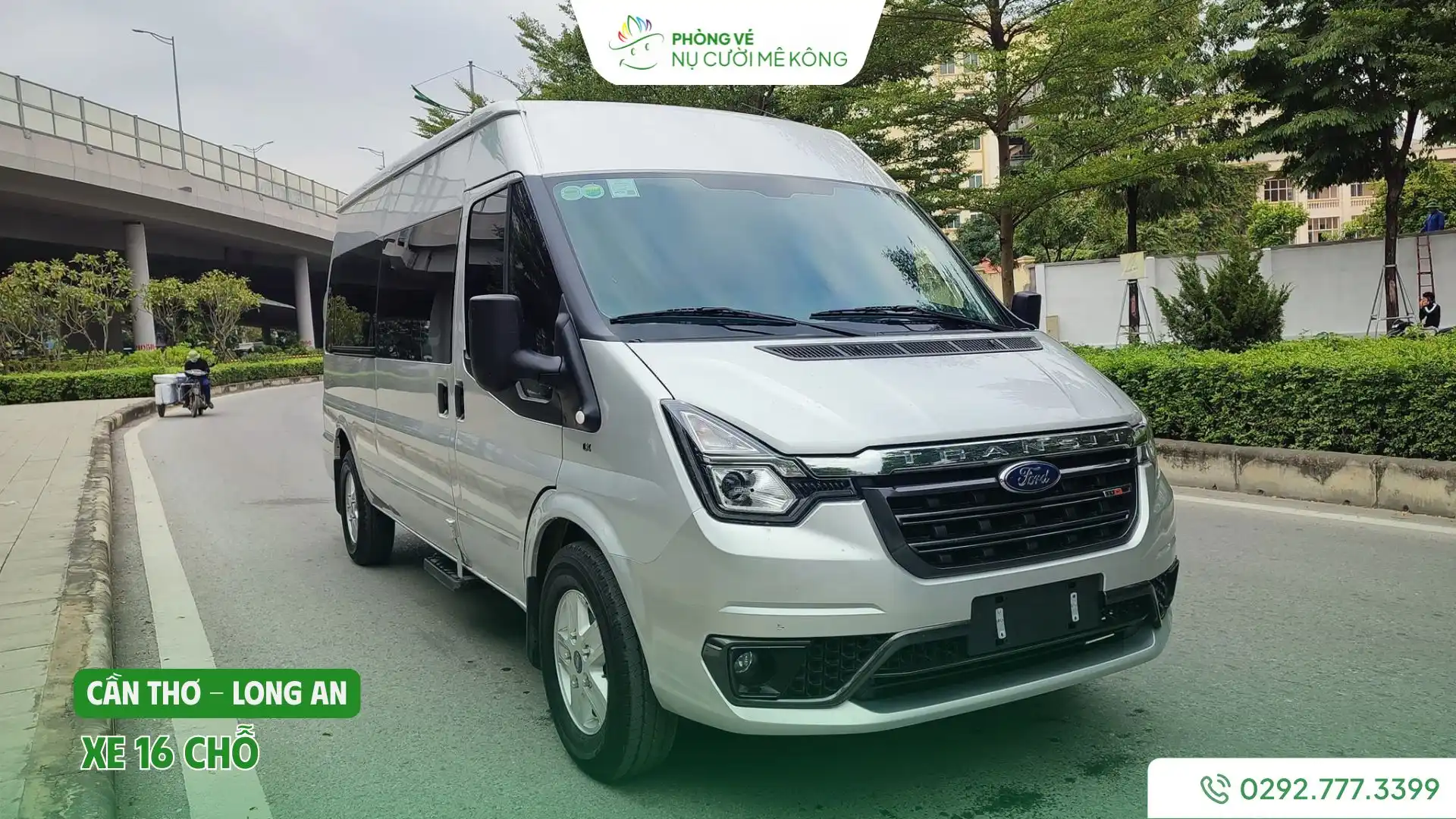 Xe 16 chỗ từ Cần Thơ đi Long An của Vere