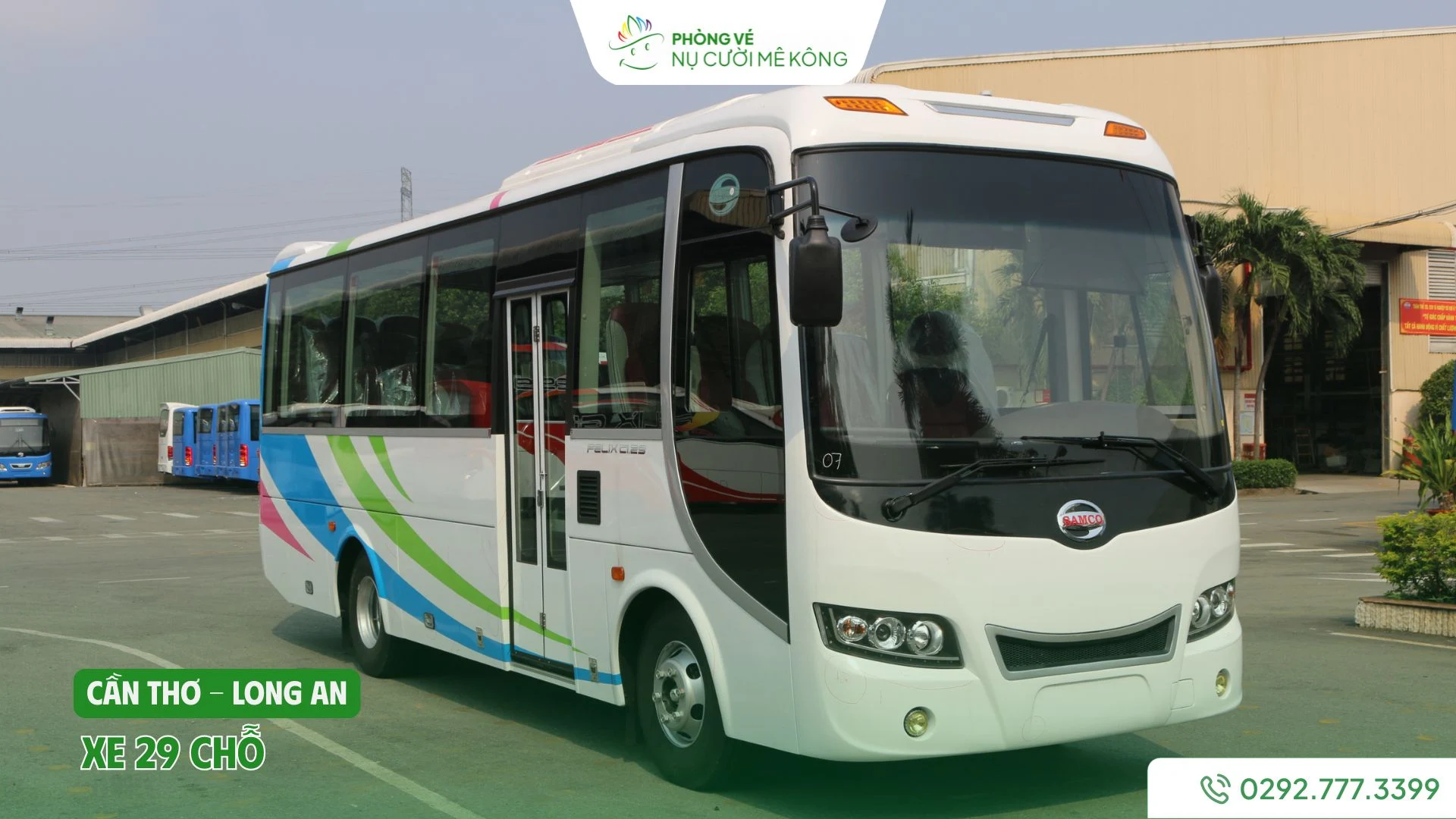 Xe 29 chỗ từ Cần Thơ đi Long An của Vere