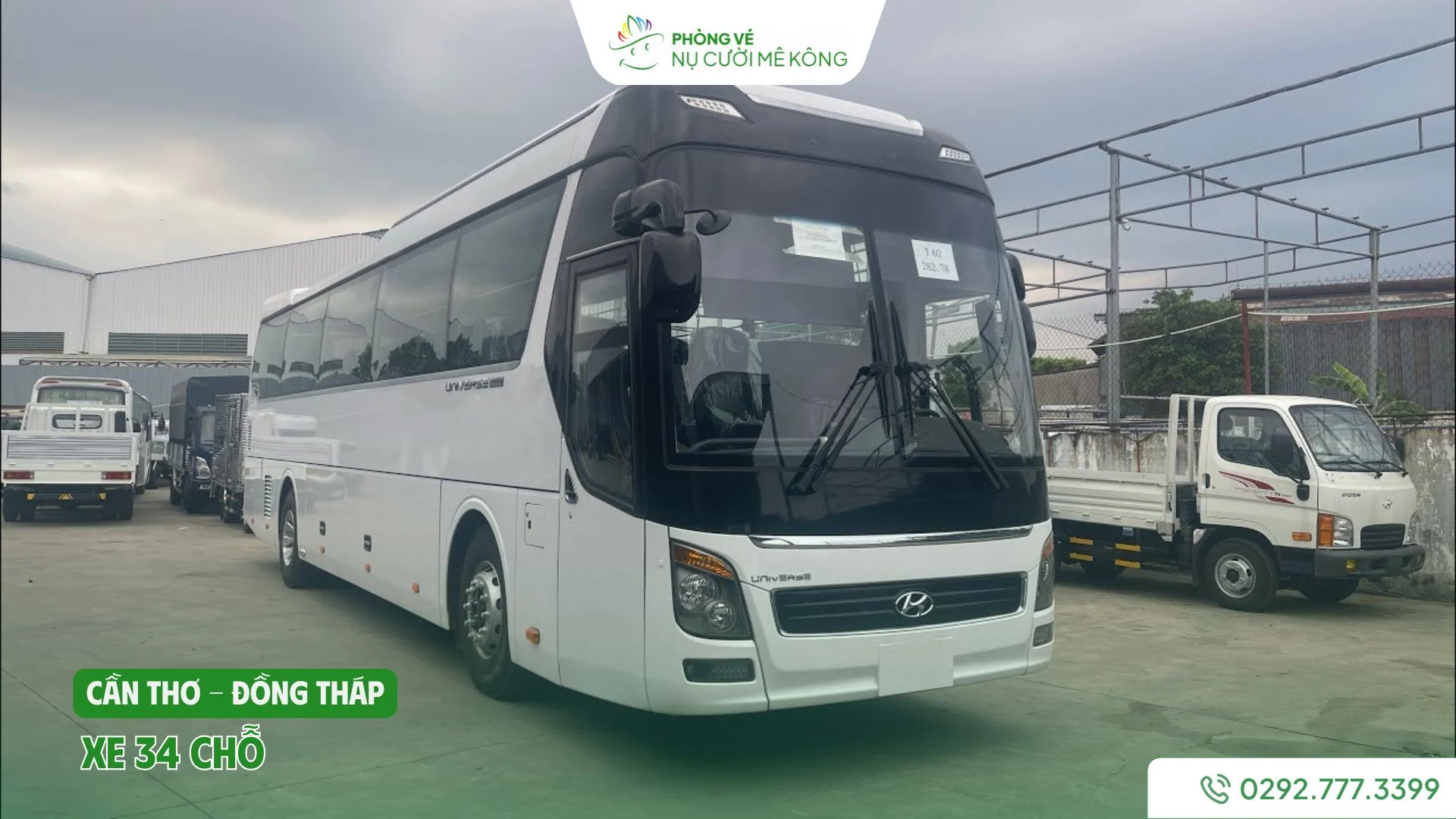 Xe 34 chỗ từ Cần Thơ đi Đồng Tháp của Vere