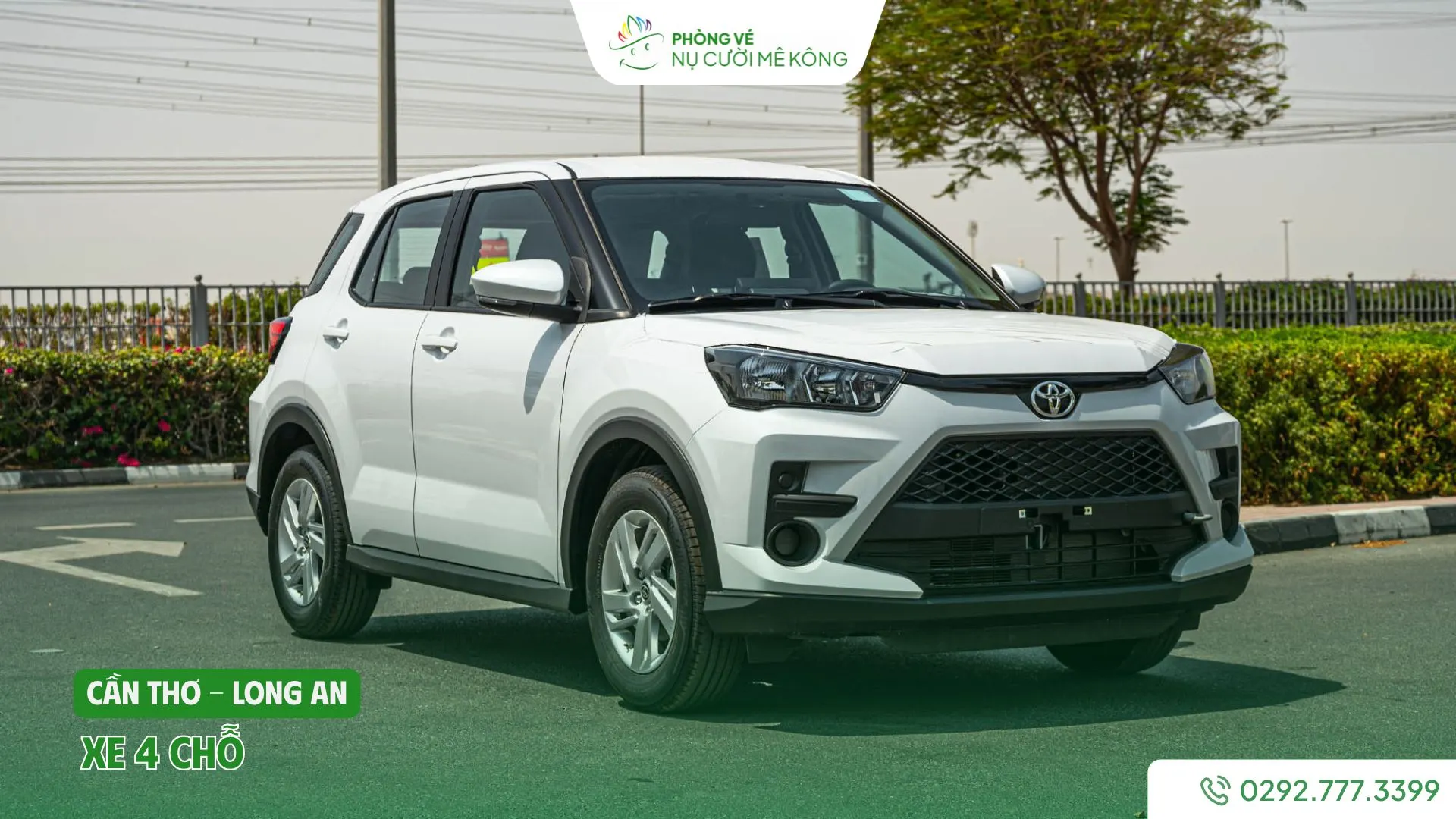 Xe 4 chỗ từ Cần Thơ đi Long An của Vere