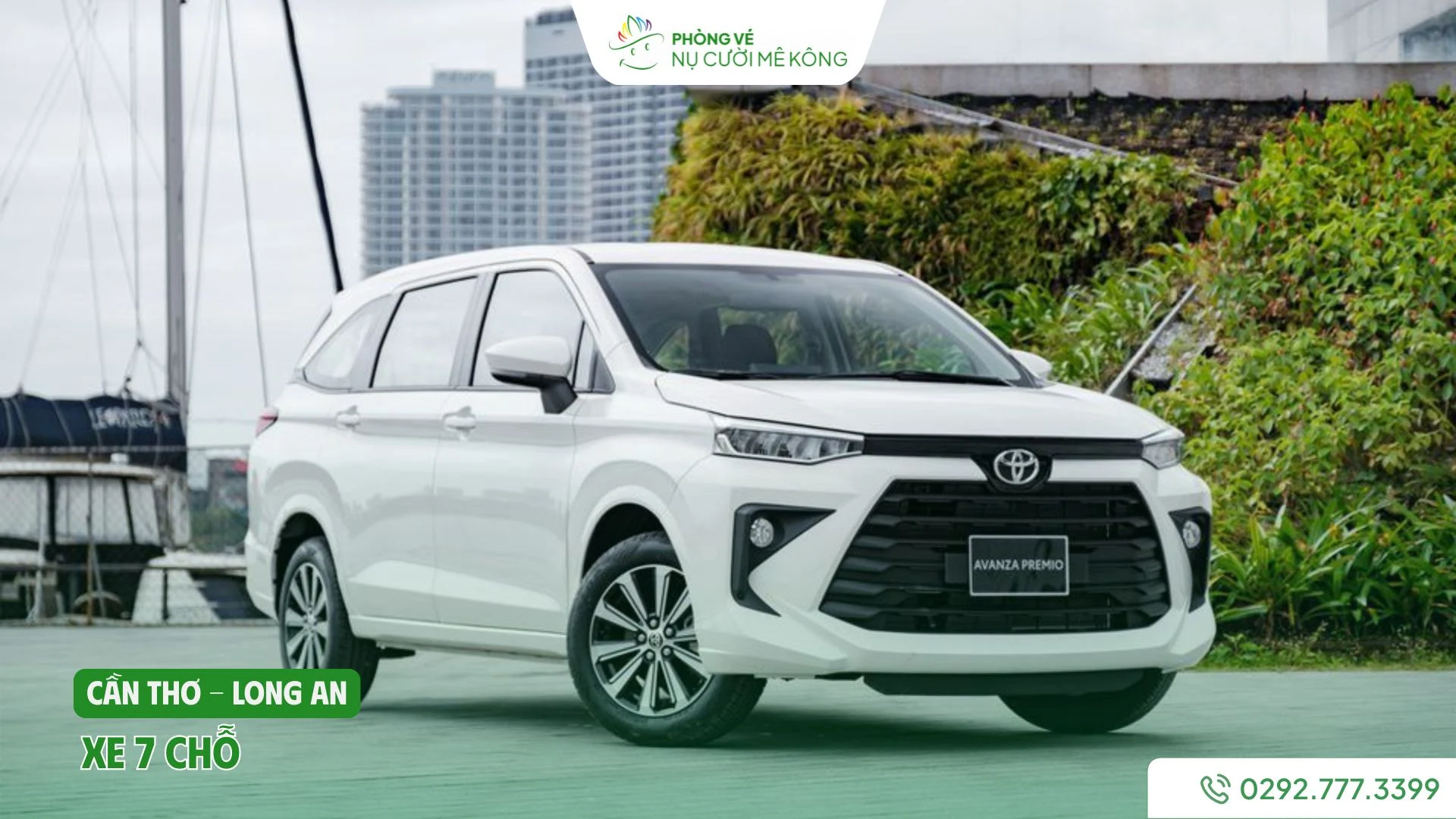 Xe 7 chỗ từ Cần Thơ đi Long An của Vere