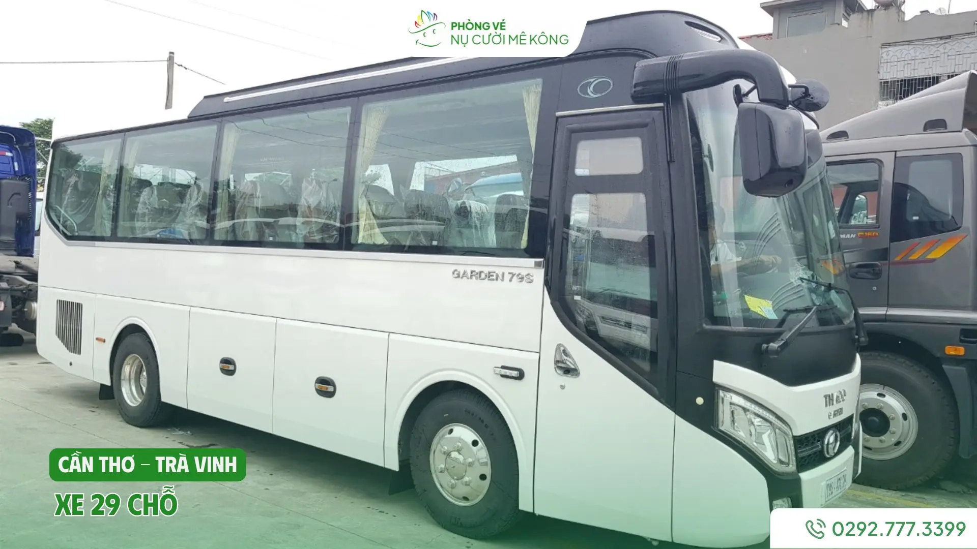 Vere thuê xe Cần Thơ Trà Vinh 29 chỗ chất lượng cao