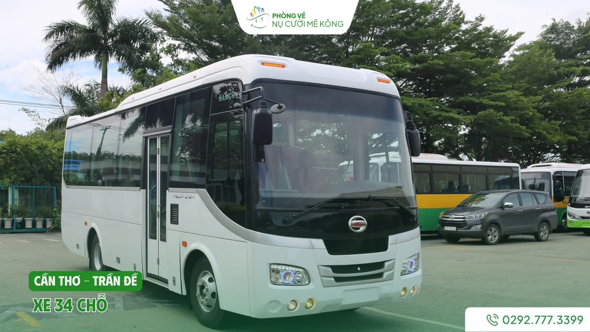 Thuê xe 34 chỗ Cần Thơ Trần Đề