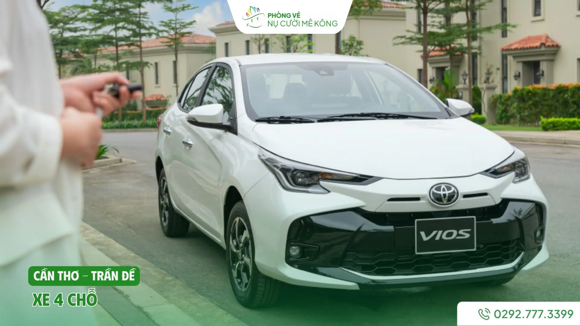 Thuê xe 4 chỗ Cần Thơ Trần Đề