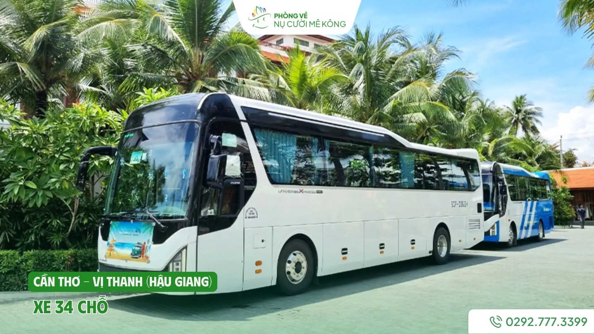 Xe 34 chỗ từ Cần Thơ đi Vị Thanh của Vere