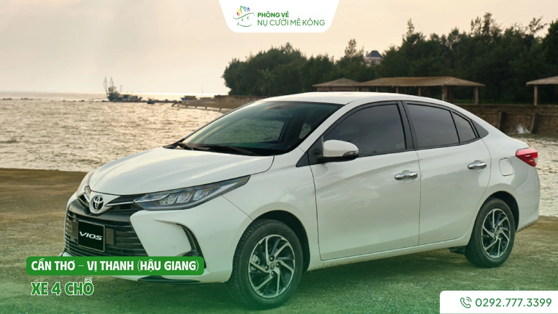 Xe 4 chỗ từ Cần Thơ đi Vị Thanh của Vere
