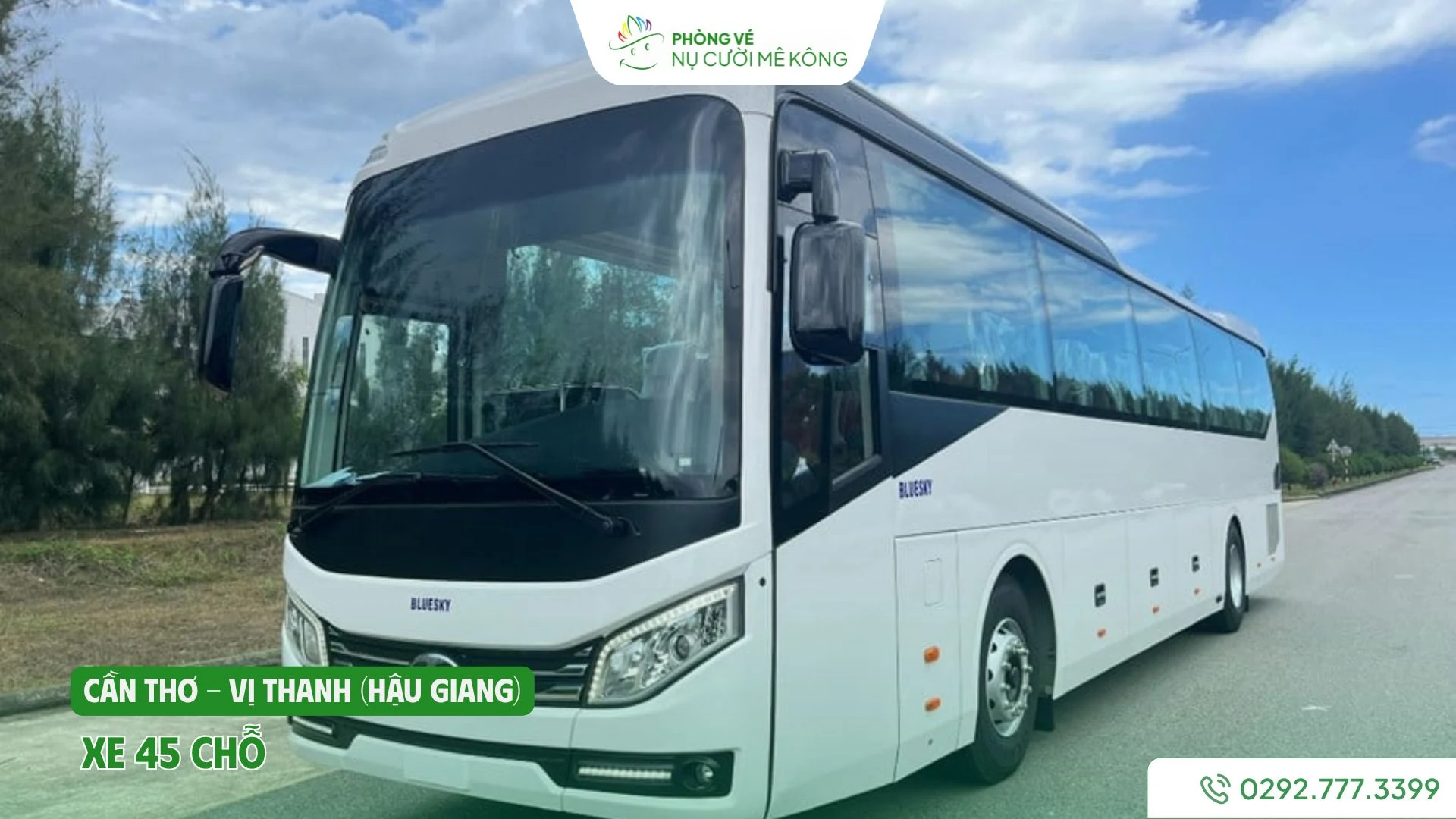 Xe 45 chỗ từ Cần Thơ đi Vị Thanh của Vere