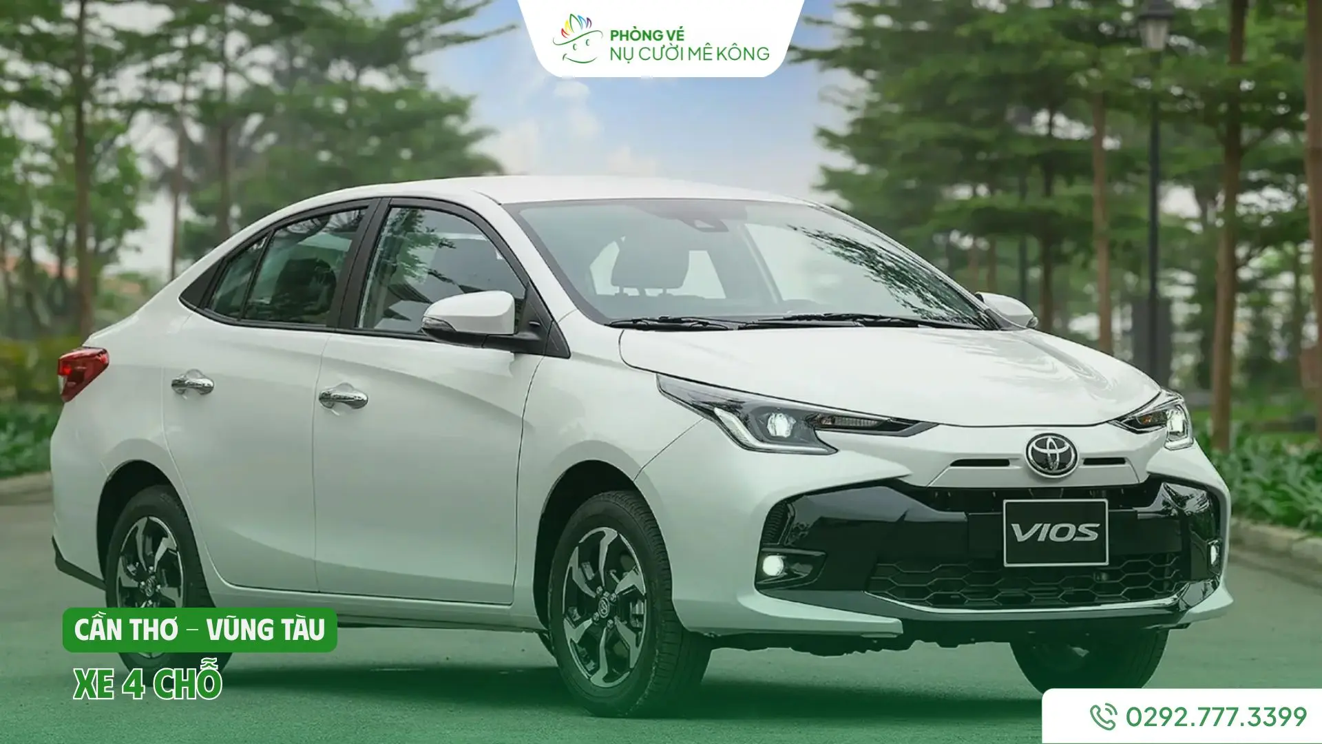 Thuê xe 4 chỗ Cần Thơ -Vũng Tàu