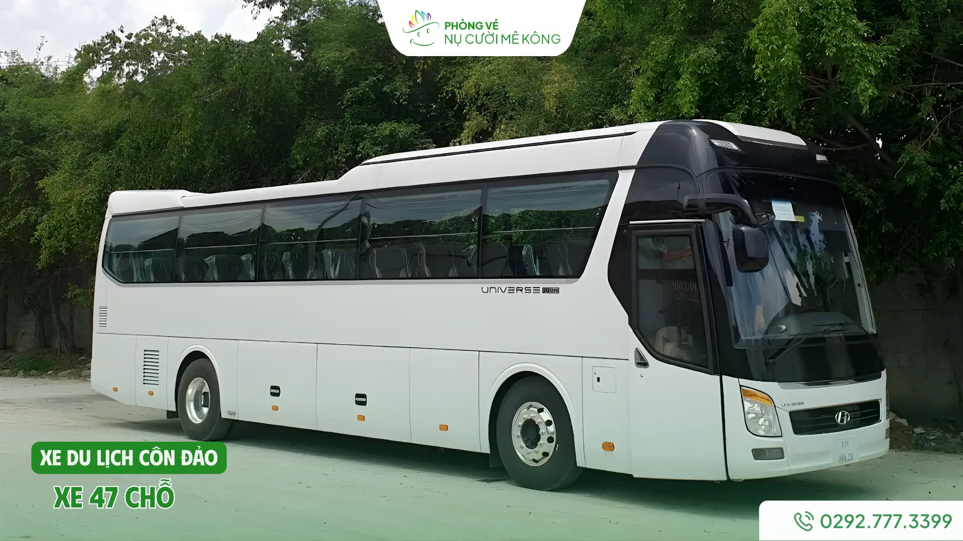 Thuê xe du lịch Côn Đảo giá rẻ, uy tín: Xe 7, 16, 29, 34, 47 chỗ