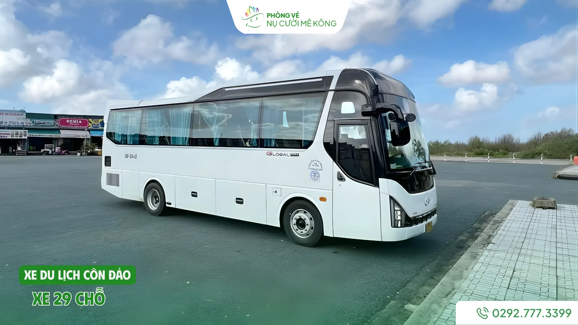 Thuê xe du lịch Côn Đảo giá rẻ, uy tín: Xe 7, 16, 29, 34, 47 chỗ