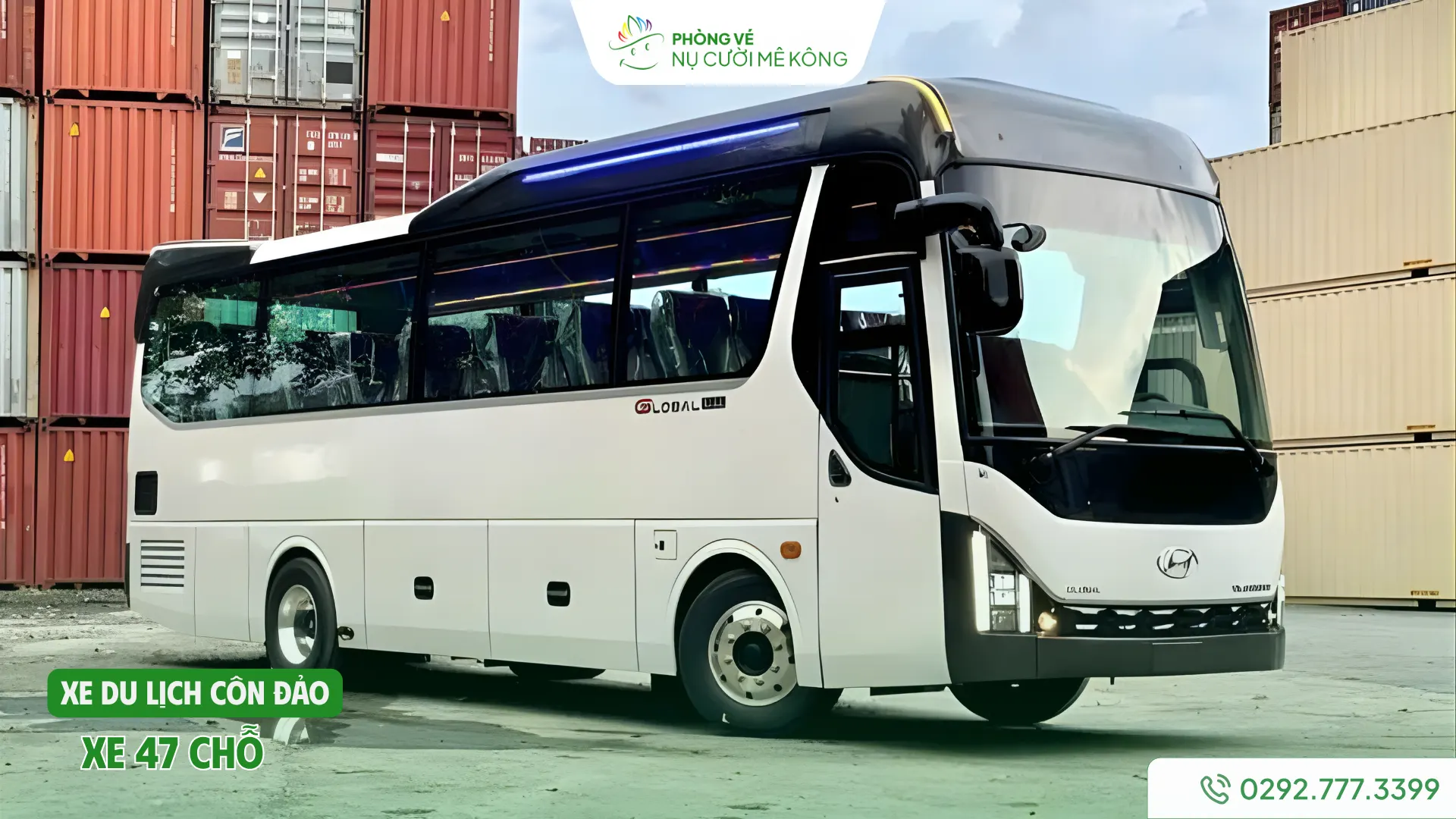 Thuê xe du lịch Côn Đảo giá rẻ, uy tín: Xe 7, 16, 29, 34, 47 chỗ